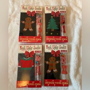Design your Own Holiday Socks NWT